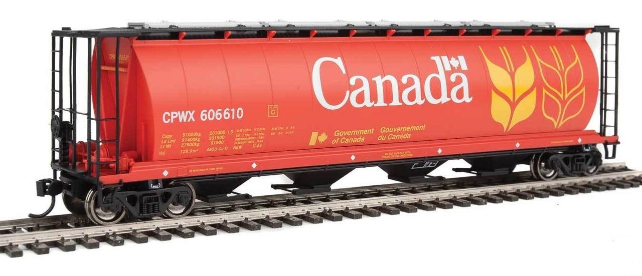 Walthers 910-7362 HO Canada CPWX 59' Cylindrical Hopper #606610