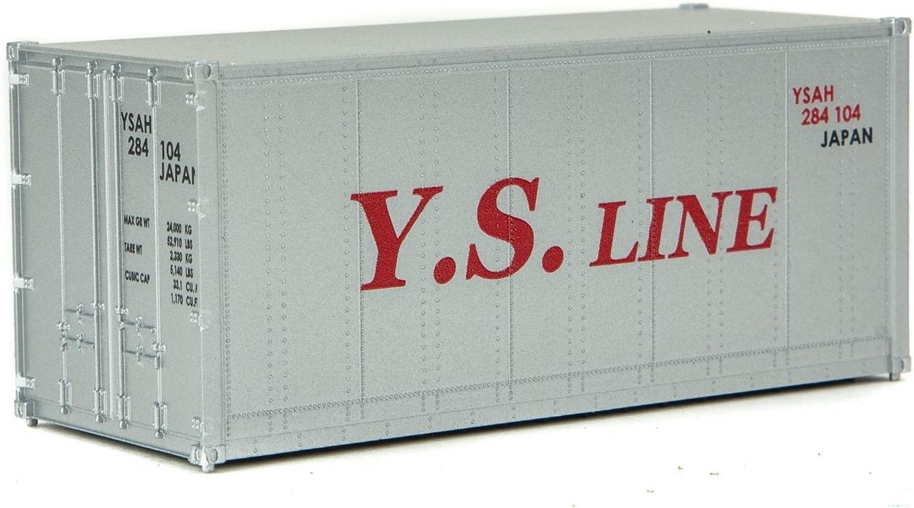 Walthers 949-8659 HO Y.S. Line 20' Smooth-Side Container Ready to Run