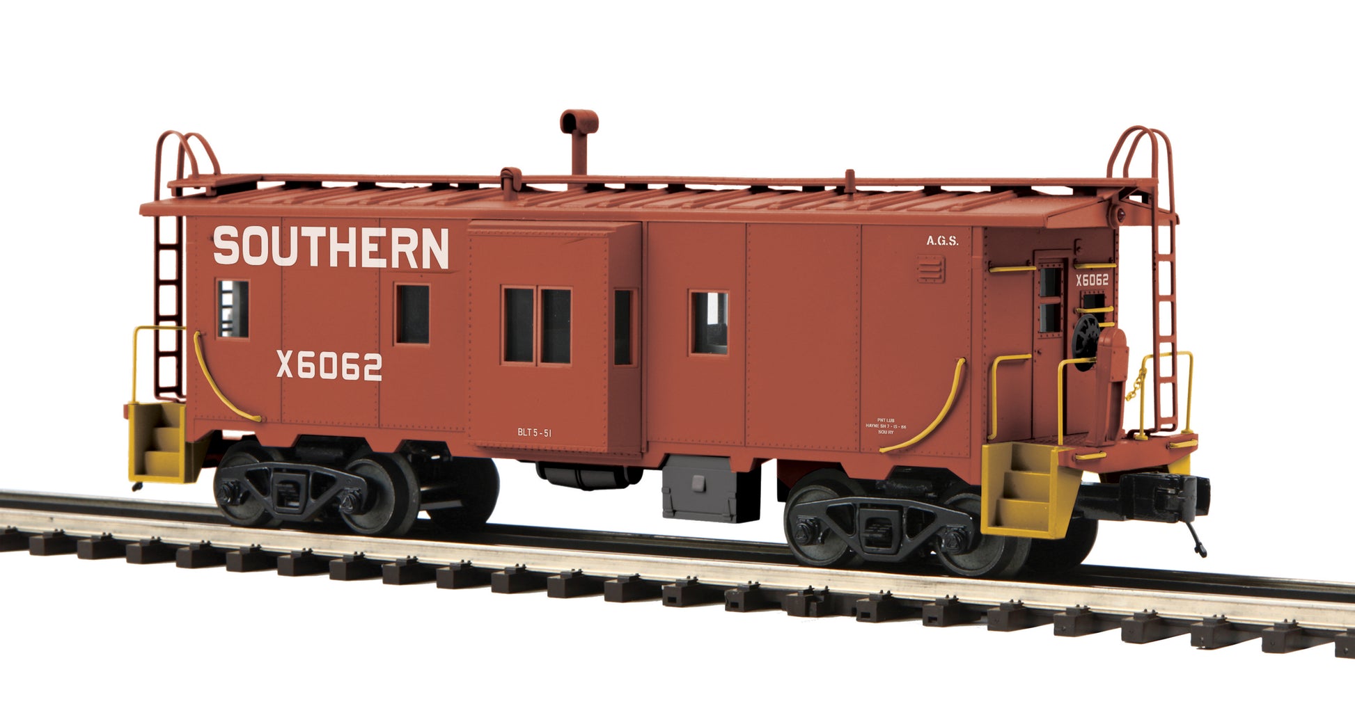 MTH 20-91643 O Southern Premier Bay Window Caboose #6062