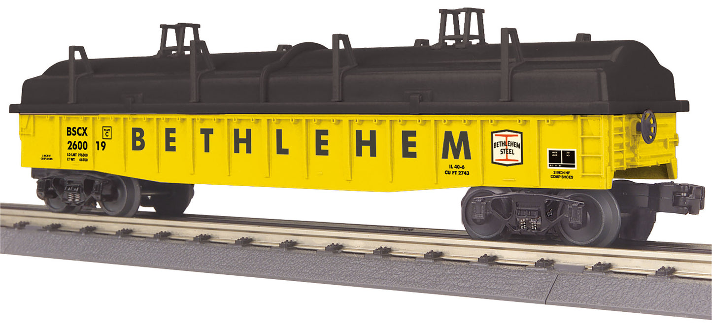 MTH 30-72206 O Bethlehem Steel Gondola Car with Cover #260019