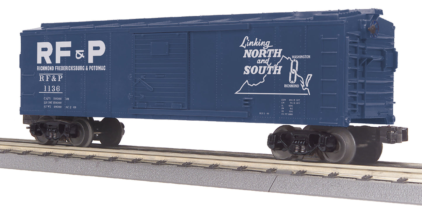 MTH 30-74958 O Richmond, Fredericksburg & Potomac RailKing Boxcar #1136