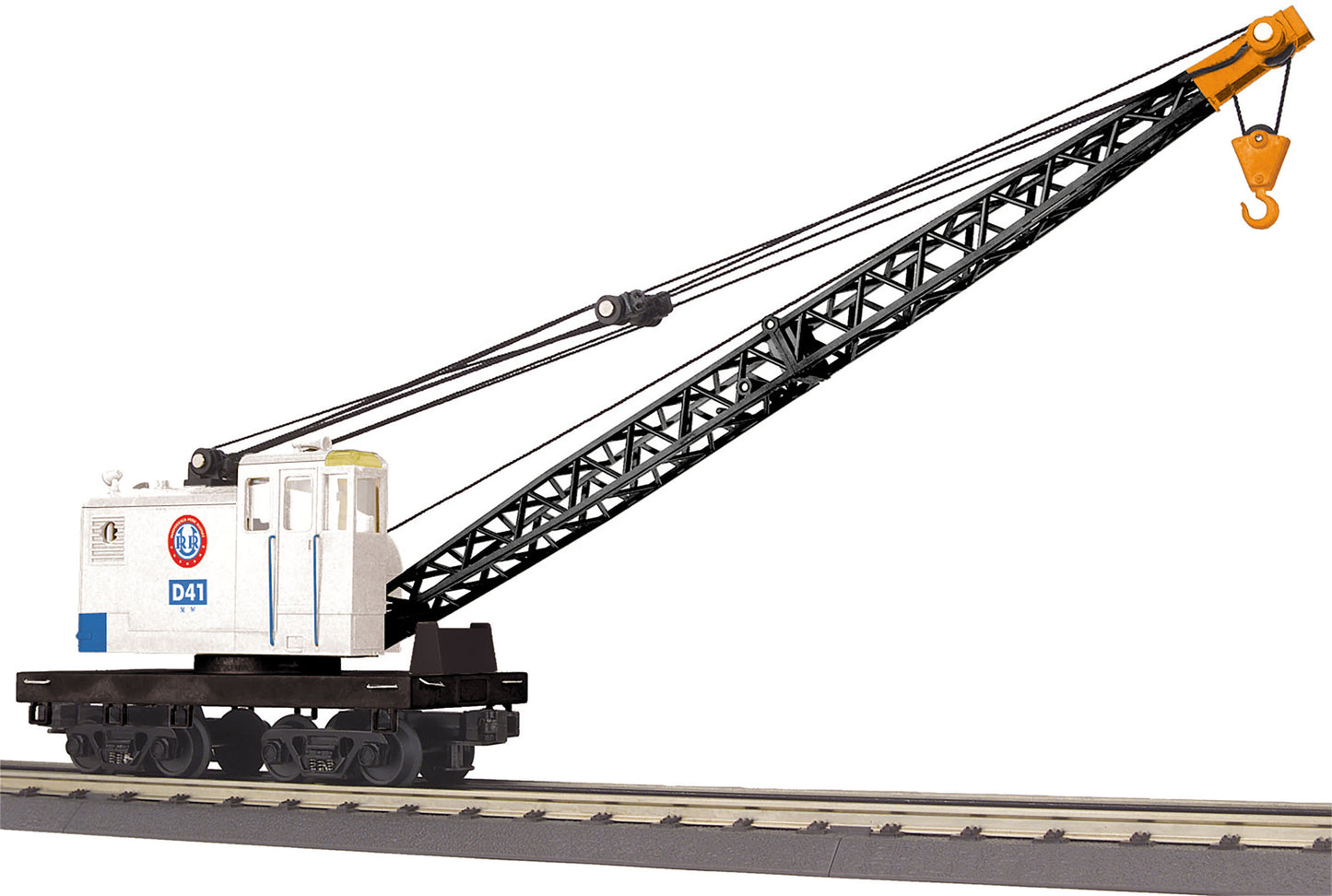MTH 30-79580 O Union Railroad RailKing American Crane Car #D41
