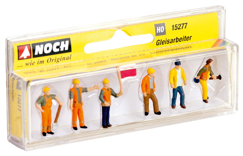 Noch 15277 HO Track Workers Figures (Set of 6)