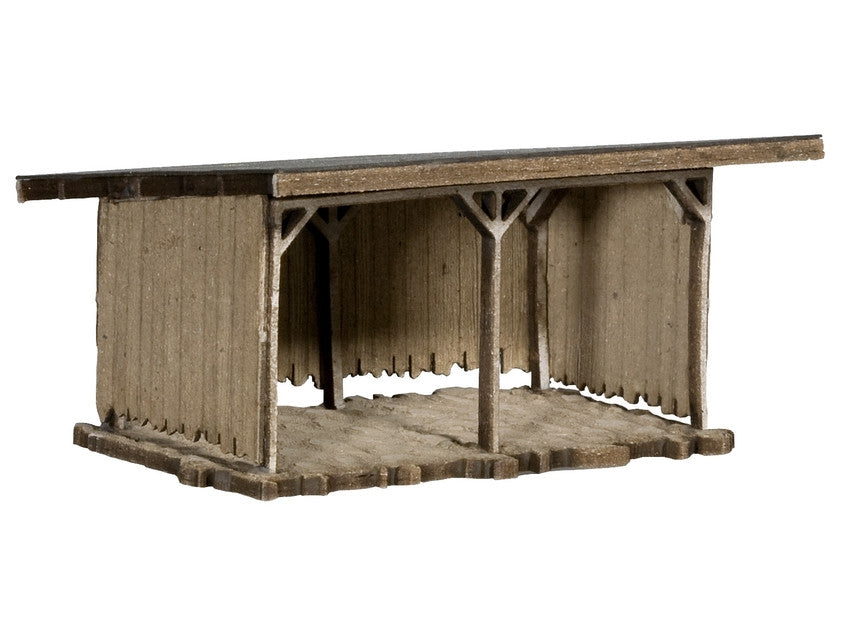 Noch 14379 HO Cattle Shelter Laser-Cut Kit