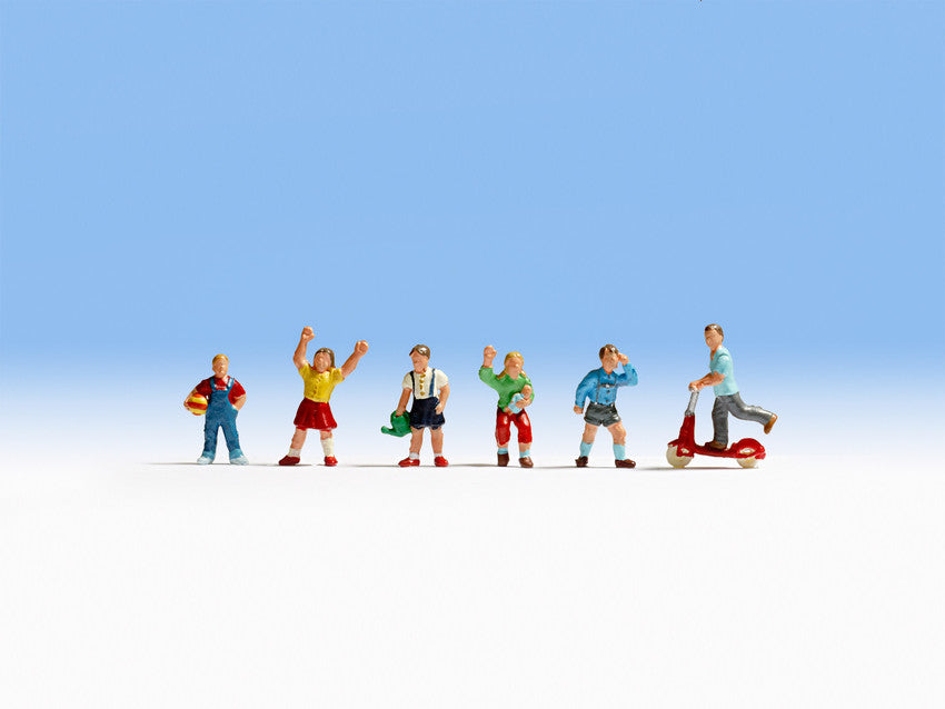 Noch 15815 HO Children Figures (Set of 6)