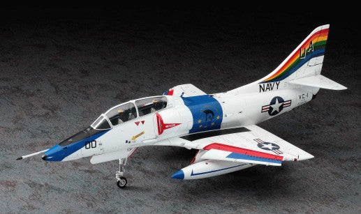 Hasegawa 07243 1:48 TA-4J Skyhawk U.S. Navy Trainer Military Aircraft Plane Kit