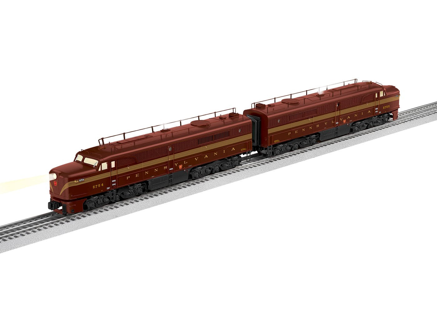 Lionel 1933190 O Pennsylvania Legacy Alco PA AA-Set Diesel Locomotive #5754/5755