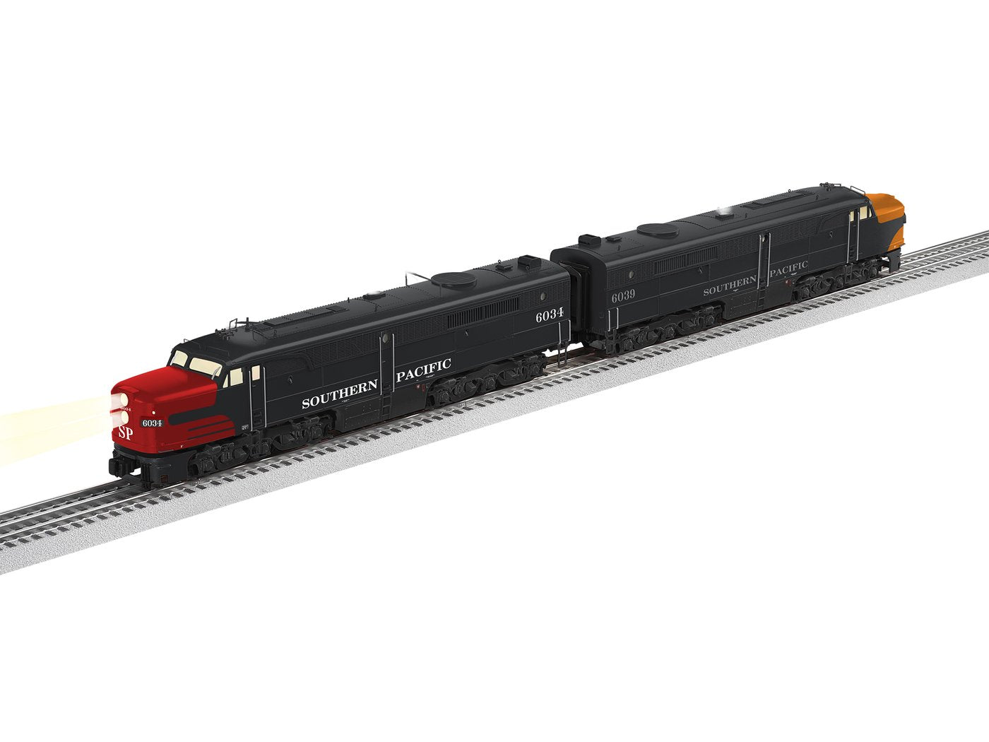 Lionel 1933200 O Southern Pacific Legacy Alco PA AA-Set Diesel Loco #6034/#6039