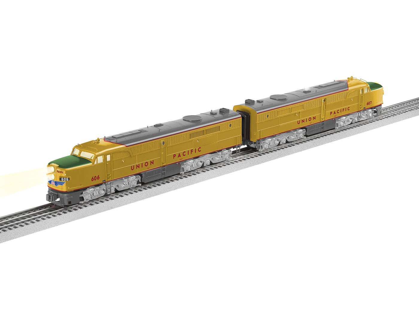 Lionel 1933210 O Union Pacific Legacy Alco PA AA-Set Diesel Locomotive #606/607