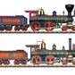 LGB 29000 G Golden Spike Transcontinental UP & CP Steam Locos (Set of 2)