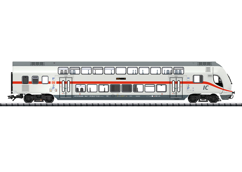 Trix 23250 HO German Railroad, Inc. IC2 Bi-Level 2nd Class Cab Control Car