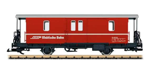 LGB 34554 G Rhaetian Railroad Type D2 Era V Baggage Car