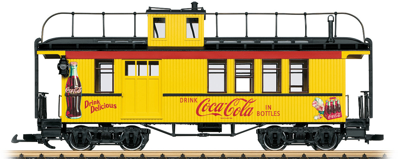 LGB 40757 G Coca-Cola®, Coke Era III Yellow American Caboose
