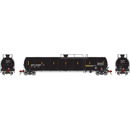 Athearn 16524 N 33,900-Gallon LPG Tank/Late, GATX #203080