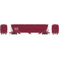 Athearn G15462 HO ACF 4600 3-Bay Centerflow Hopper, KCS #300067