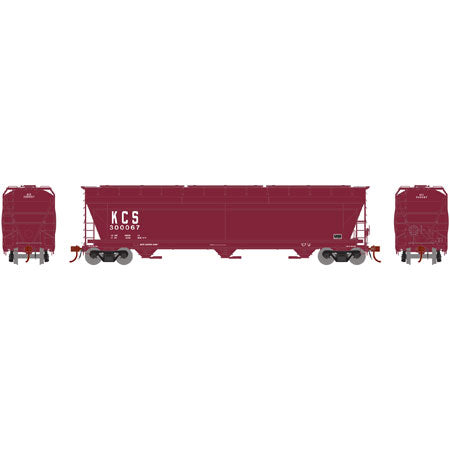 Athearn G15462 HO ACF 4600 3-Bay Centerflow Hopper, KCS #300067