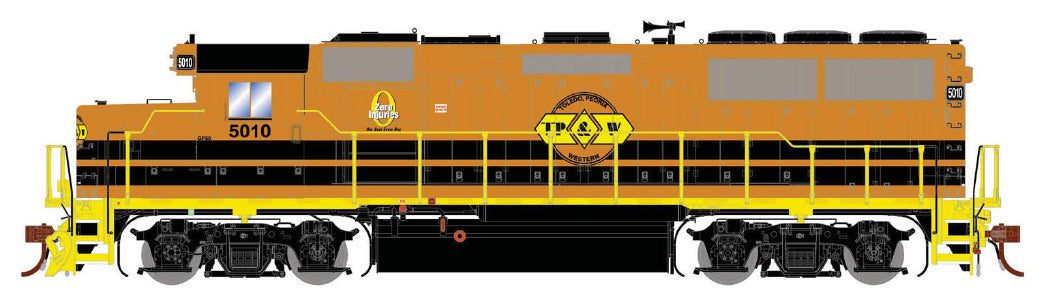 Athearn G65803 HO IORY/Orange & Black GP50 Ph 1 Diesel Loco w/DCC & Sound #5010
