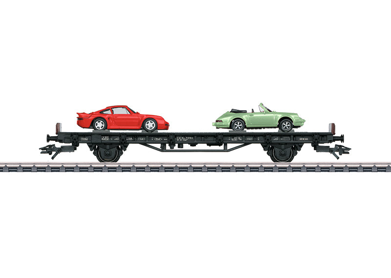 Marklin 45055 HO DB AG 70 Years of Porsche Auto-Transport #5 w/ 2 Porsche Load