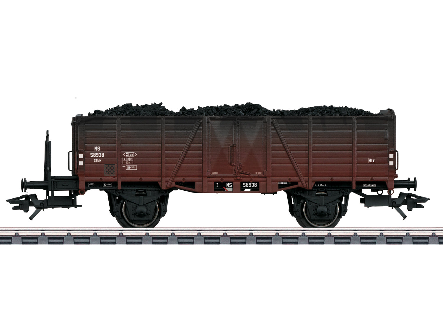 Marklin 46054 HO Dutch Railways High Side Weathered Gondola