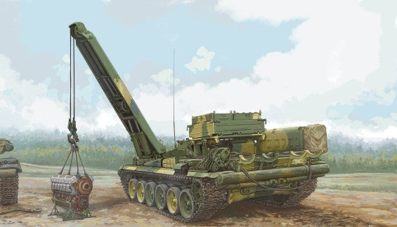 Trumpeter 09553 1:35 Russian BREM1 Armored Recovery Plastic Model Kit