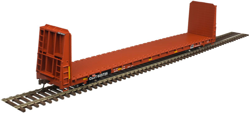Atlas 20005069 HO CSX Bulkhead Flat Car #603725