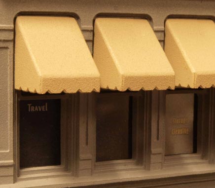 City Classics 943 HO 7/16" Wide Window Awning Set (Pack of 12)