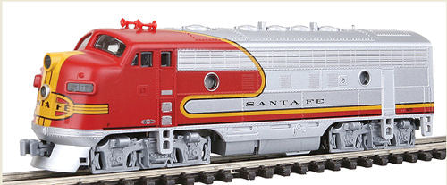 Kato 176-2121-DCC N Santa Fe Warbonnet EMD F7A Diesel Loco DCC #300/301/304