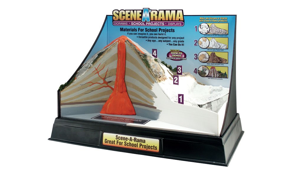 Woodland Scenics D7 Scene-A-Rama Volcano In-Store Built-Up