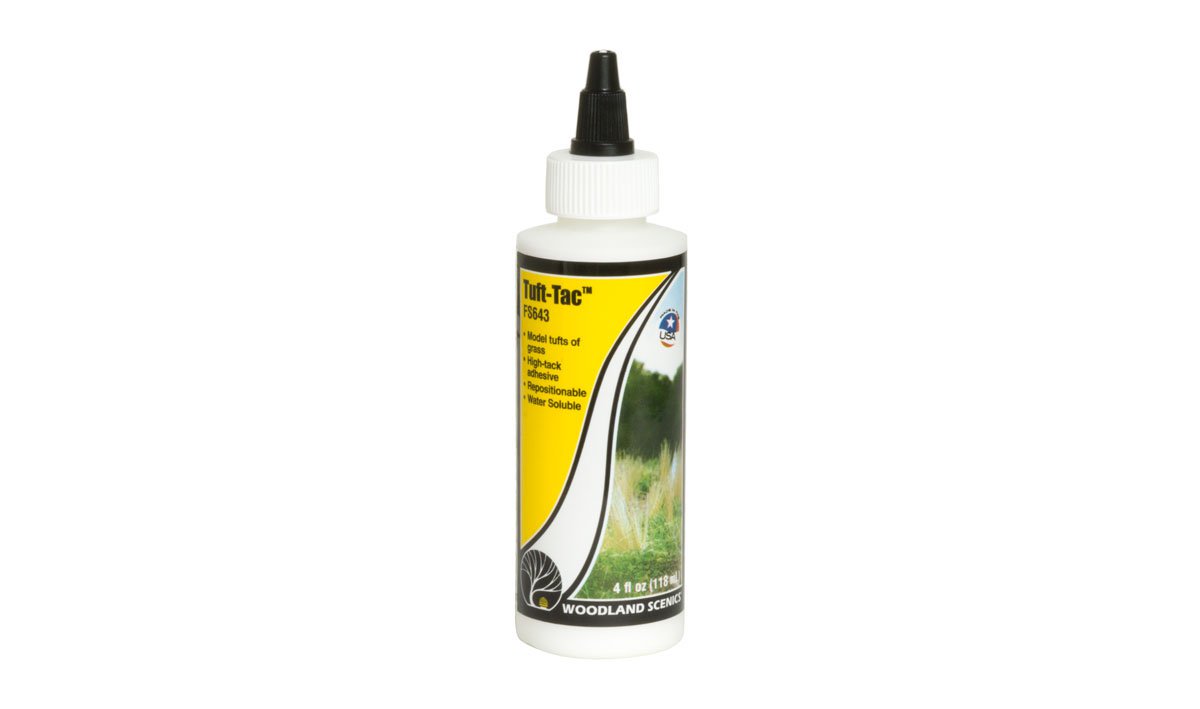 Woodland Scenics FS643 Field System Tuft-Tac -  4 oz. Bottle