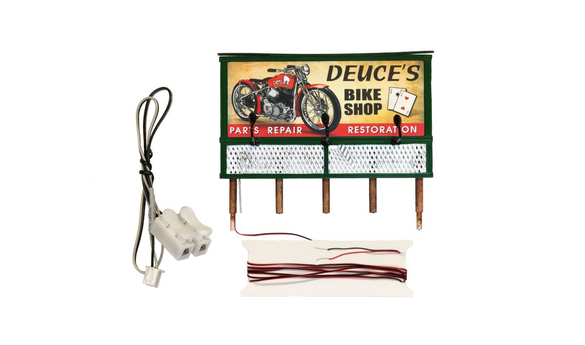Woodland Scenics JP5792 HO Just Plug Deuce's Parts & Repair Billboard