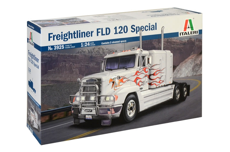 Italeri 3925 1:24 Freightliner FLD 120 Special Tractor Cab Plastic Model Kit