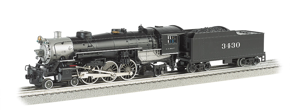 Bachmann 40803 O Santa Fe Semi-Scale 4-6-2 Pacific Steam Locomotive #3430