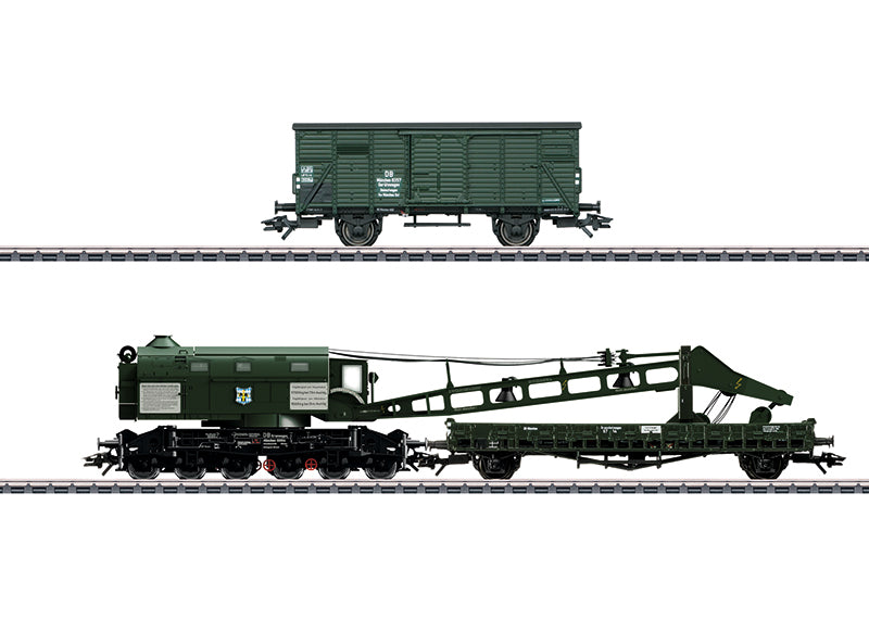 Marklin 49570 HO German Federal Railroad Ardelt 57 Metric Ton Steam Crane