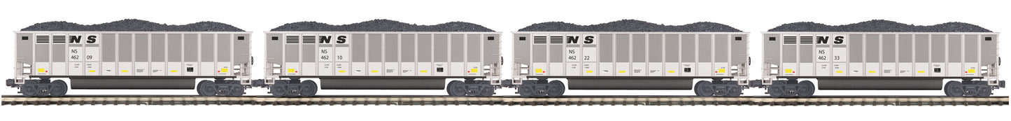 MTH 20-92166 O Norfolk Southern Premier Coalporter Hopper Car Set (Set of 4)