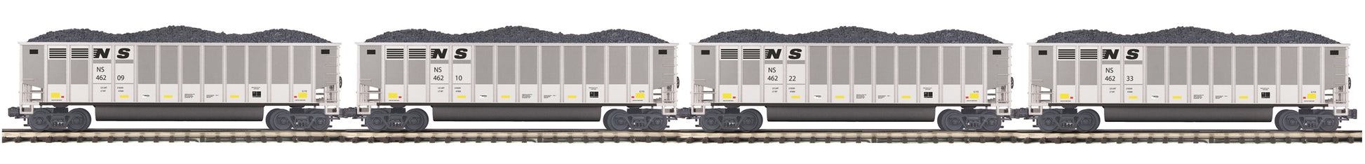 MTH 20-92166 O Norfolk Southern Premier Coalporter Hopper Car Set (Set of 4)