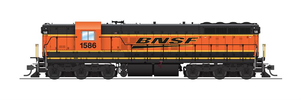 Broadway Limited 5800 HO BNSF EMD SD9 Diesel Loco Sound/DC/DCC #1586