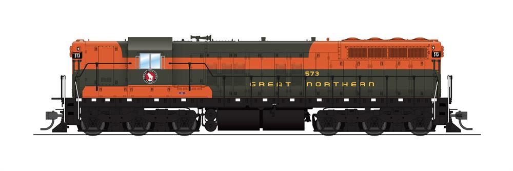 Broadway Limited 5806 HO Great Northern EMD SD9 Diesel Loco Sound/DC/DCC #573