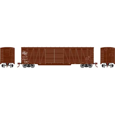 Athearn 90096 HO Milwaukee Railroad RTR 50' Single Sheathed Box Car #272017