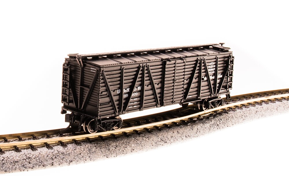 Broadway Limited 3574 N Denver & Rio Grande Western K7 Stock Car w/ Sounds