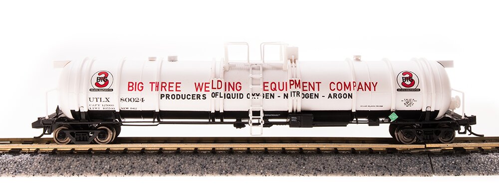 Broadway Limited 3729 N Big Three Industries Cryogenic Tank Car #80021