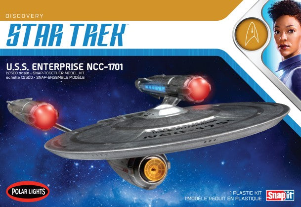Polar Lights 971 1:2500 Star Trek U.S.S. Enterprise NCC-1701 Plastic Model Kit