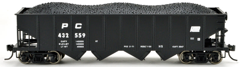 Bowser 42019 HO Penn Central H5 4-Bay Hopper Car #432617