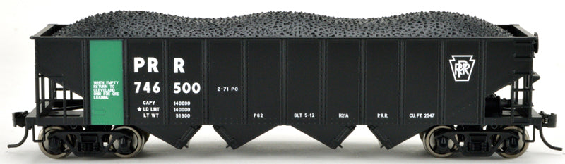 Bowser 42025 HO Penn Central H21a PRR Block “Ore Service” Hopper Car #746500