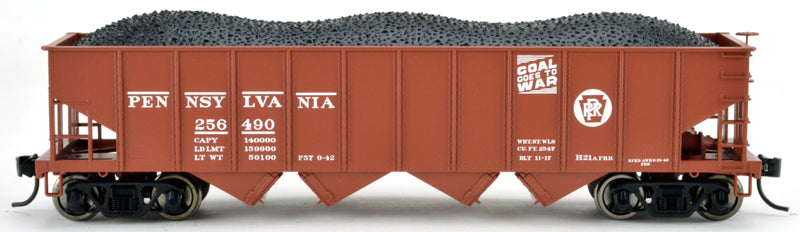 Bowser 42045 HO Pennsylvania H21a “Coal Goes To War” Hopper Car #256490