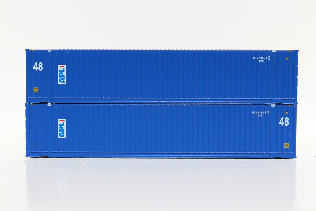 JTC Model Trains 485008 N APL 48' High Cube 3-42-3 Container w/Magnetic System
