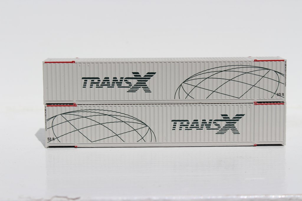 JTC Model Trains 535063 N Trans X 53' High Cube 6-42-6 Containers w/Magnetic