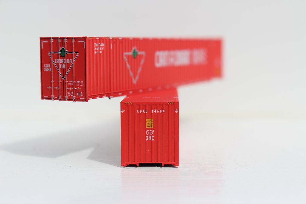 JTC Model Trains 535050 N Canadian Tour 53' Hi Cube 6-42-6 Corrugated Containers