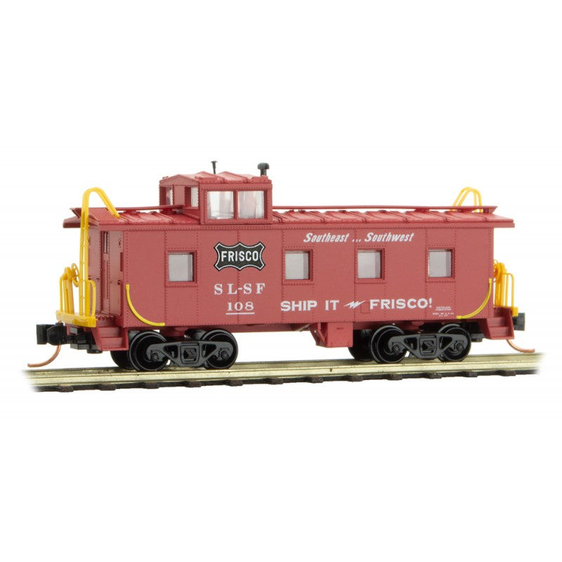 Micro-Trains 10000420 N Frisco 36' Riveted Steel Side Caboose #108