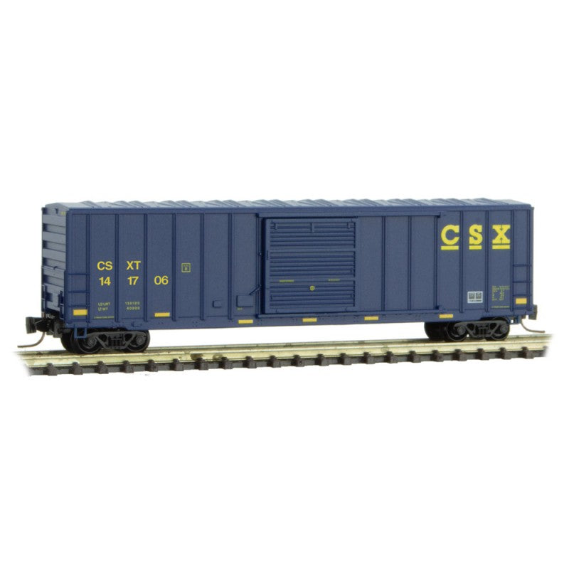 Micro Trains 51000431 Z CSX 50' Rib Side Boxcar #141706