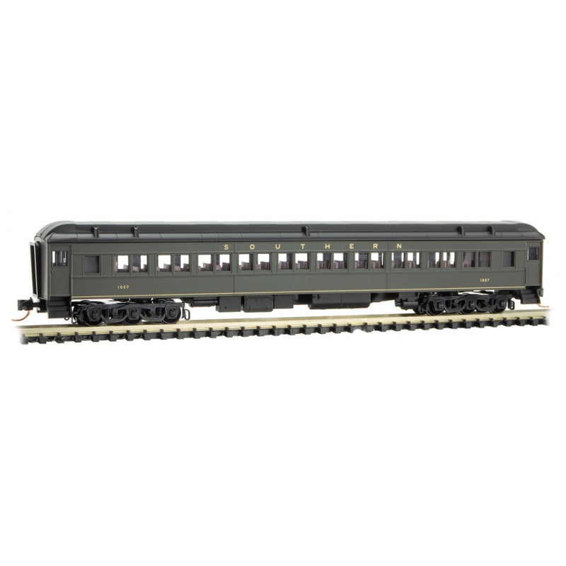 Micro-Trains 14500330 N Southern 78' Heavyweight Paired Window Coach Car #1057